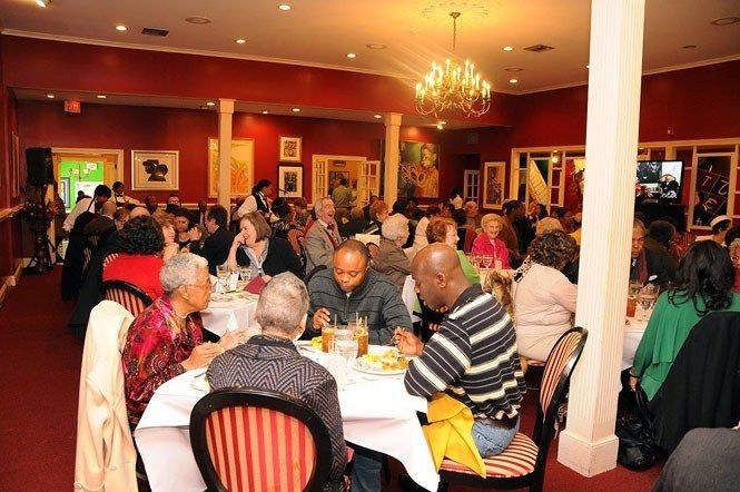 Guests dining at Dooky Chase’s Restaurant